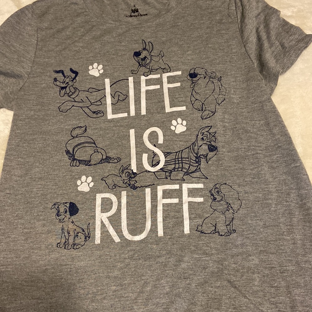 Disney Dogs “life is ruff” Shirt - Picture 2 of 4